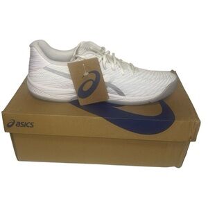 ASICS Women's Gel-Game 9 Tennis Shoes White/Pure Silver Women’s 11 1/2 Men’s 10